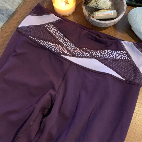 Lululemon 10 wide leg purple leggings high waisted - Picture 1 of 8